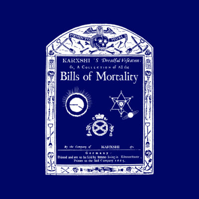 Bills of Mortality antikes, mystisches Design by Hans From Space